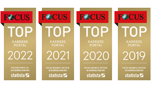 Top Karriere Portal - Auszeichnung von Focus