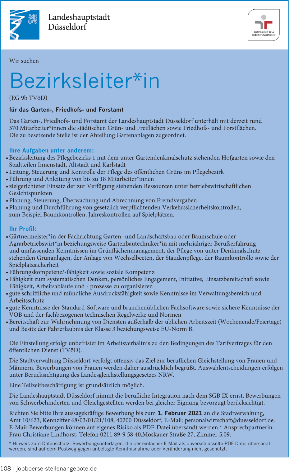 Bezirksleiter*in
