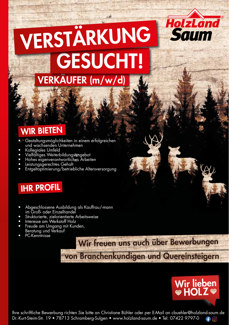 Verkäufer (m/w/d)