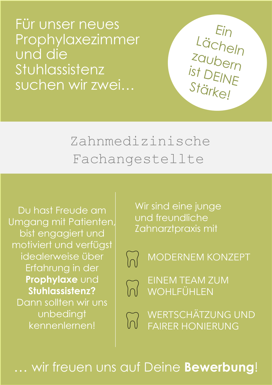 ZFA oder ZMF gesucht m/w/d