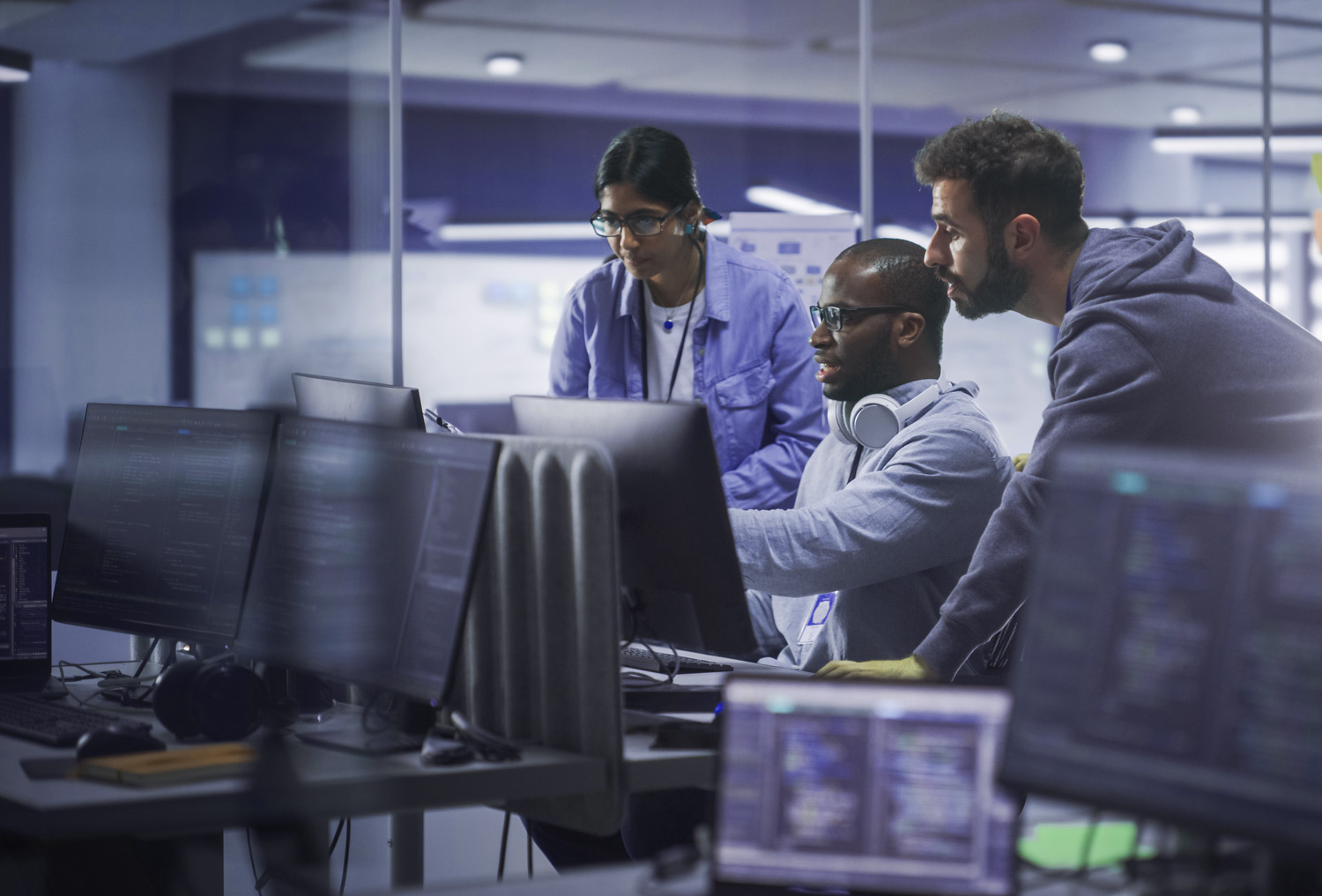 Team working together